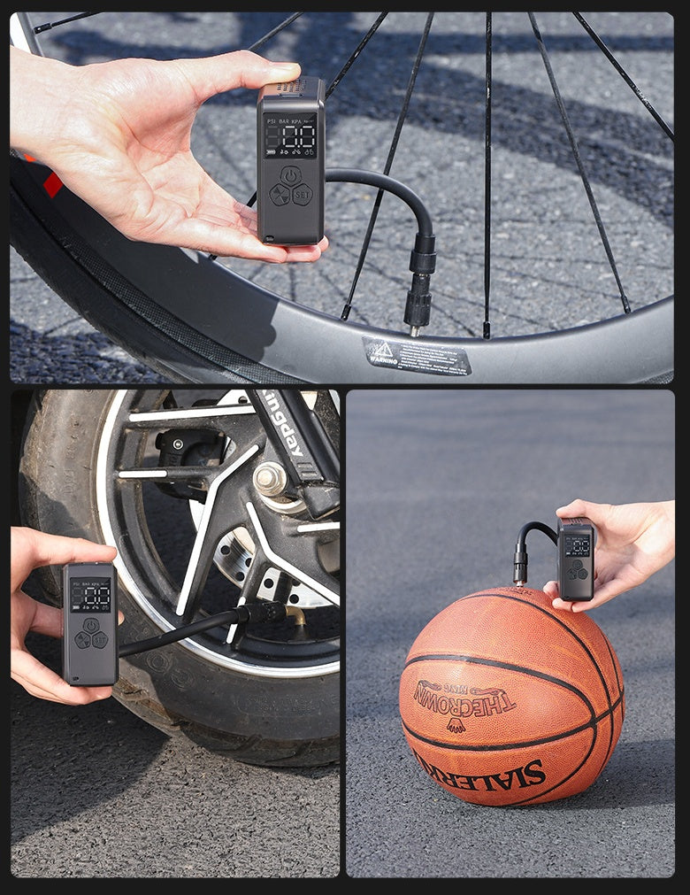 Electric Bike Pump – High Pressure Portable Inflator (160 PSI)