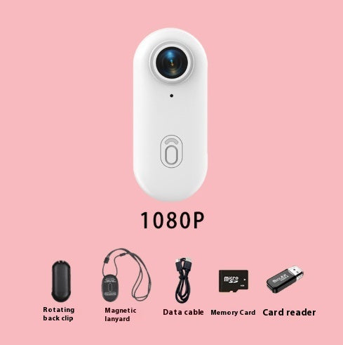 Mini 4K Cycling Action Camera – Magnetic Body Mount & Waterproof Case