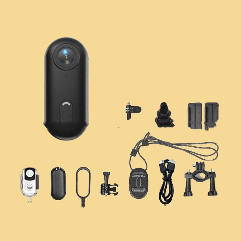 Mini 4K Cycling Action Camera – Magnetic Body Mount & Waterproof Case