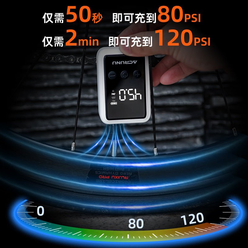 Portable Electric Air Pump – Mini Inflator for Road Bikes - CougarBikes