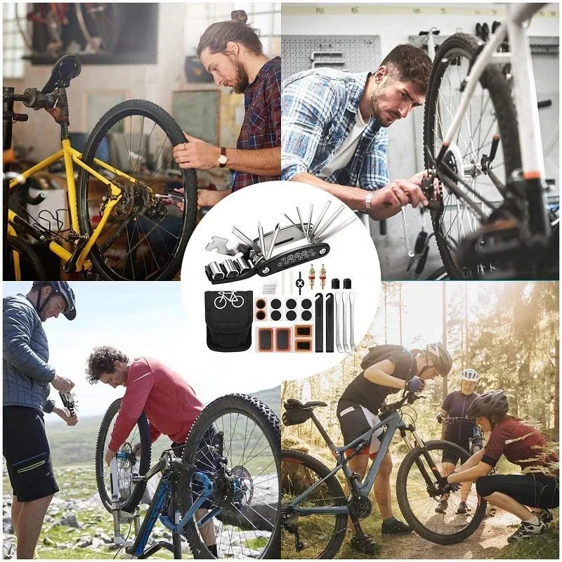 Portable Multi - Tool Repair Set for Road and Mountain Bikes - CougarBikes