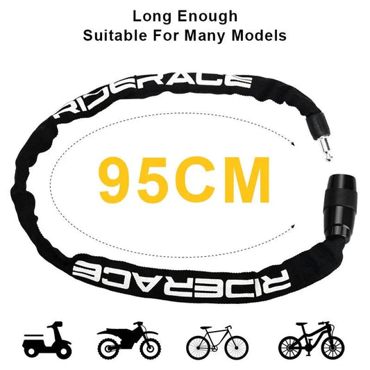 Riderace Chain Lock Bike Anti Theft 95cm - CougarBikes