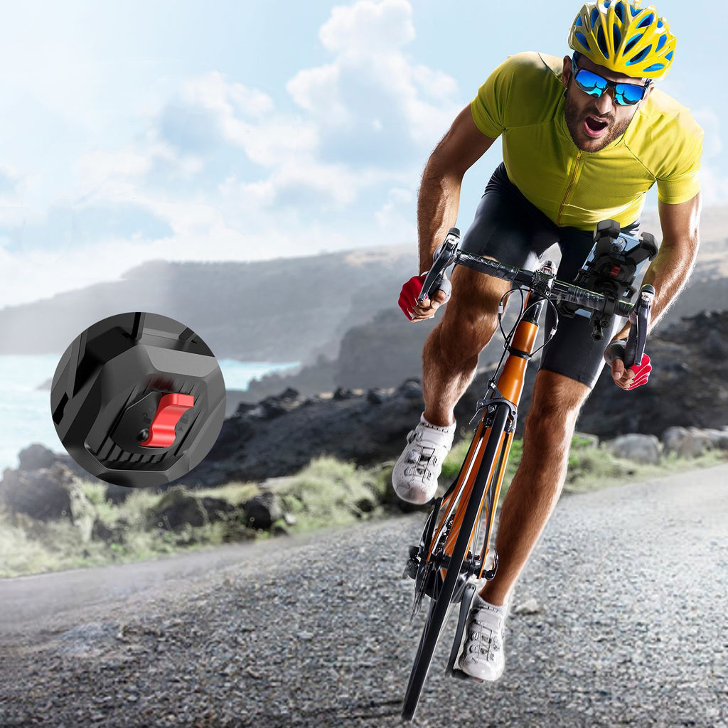Secure Mobile Phone Mount for Comfortable Bike Riding