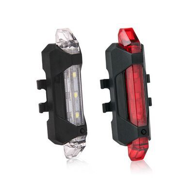 Bright USB Bike Light Set for Safe Night Riding
