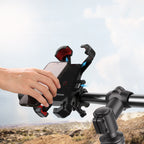 Secure Mobile Phone Mount for Comfortable Bike Riding