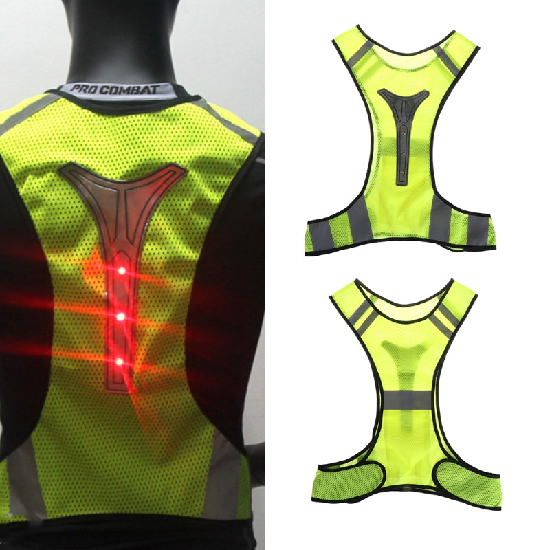 LED Reflective Safety Vest for Cyclists