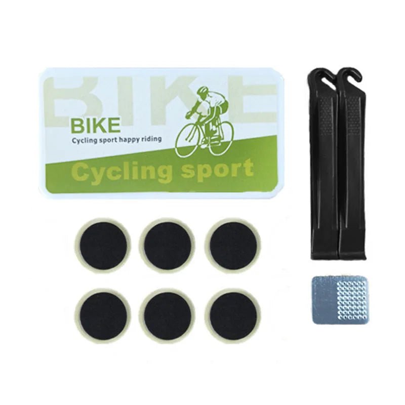 48pcs Bike Tire Repair Kit Portable Inner Tube Patch Tool Set - CougarBikes