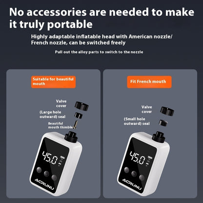 Portable Electric Air Pump – Mini Inflator for Road Bikes