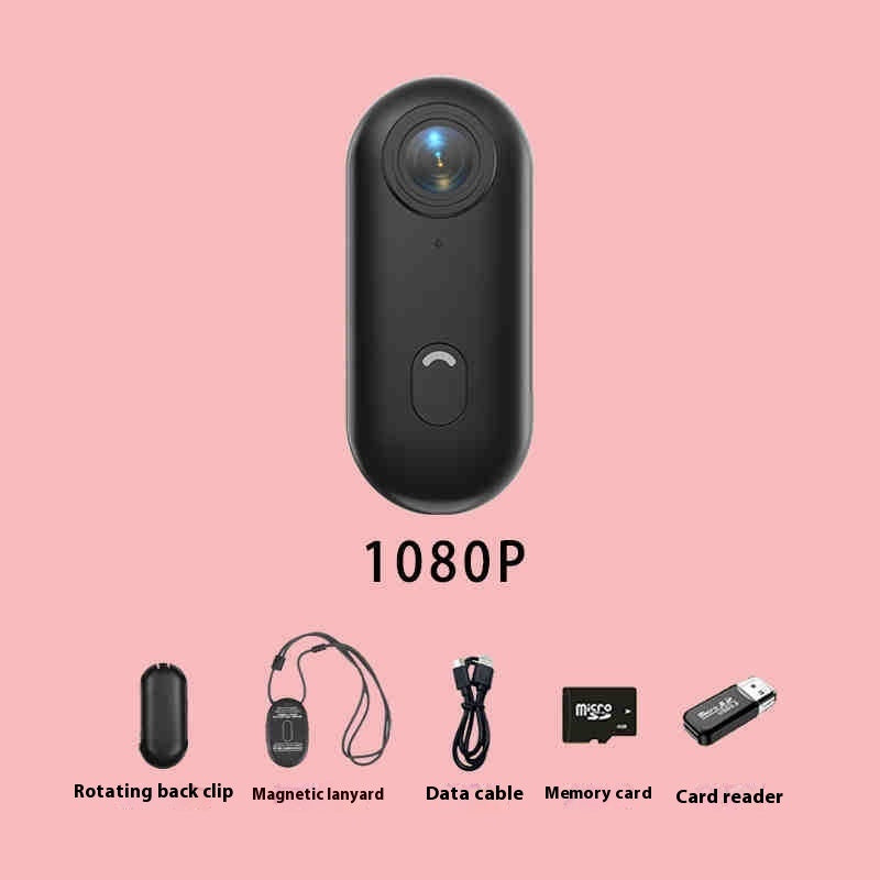 Mini 4K Cycling Action Camera – Magnetic Body Mount & Waterproof Case