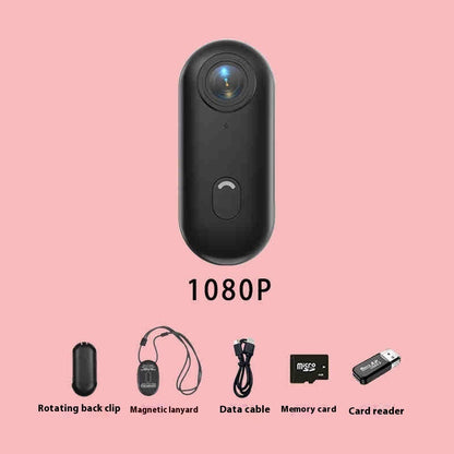 Mini 4K Cycling Action Camera – Magnetic Body Mount & Waterproof Case