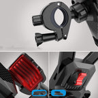 Secure Mobile Phone Mount for Comfortable Bike Riding