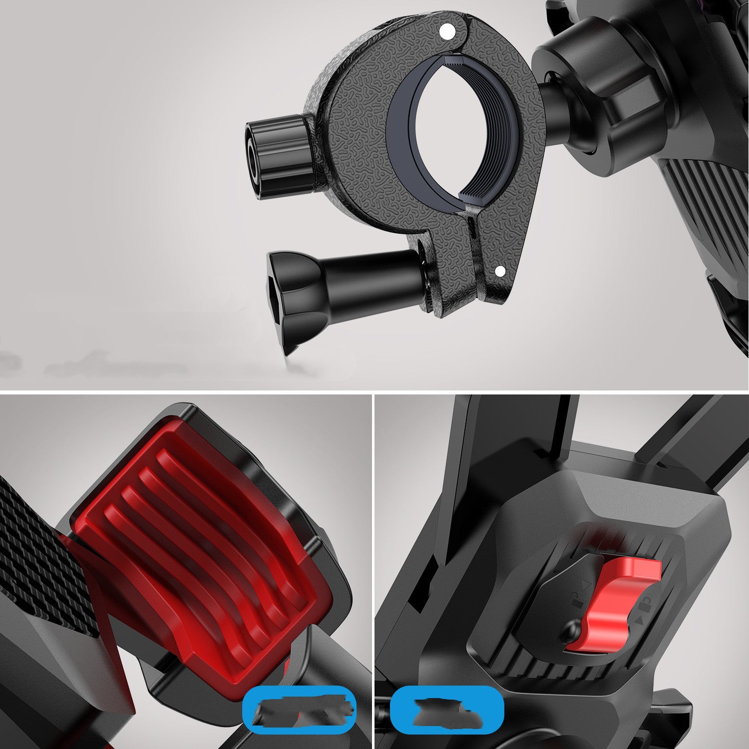 Secure Mobile Phone Mount for Comfortable Bike Riding