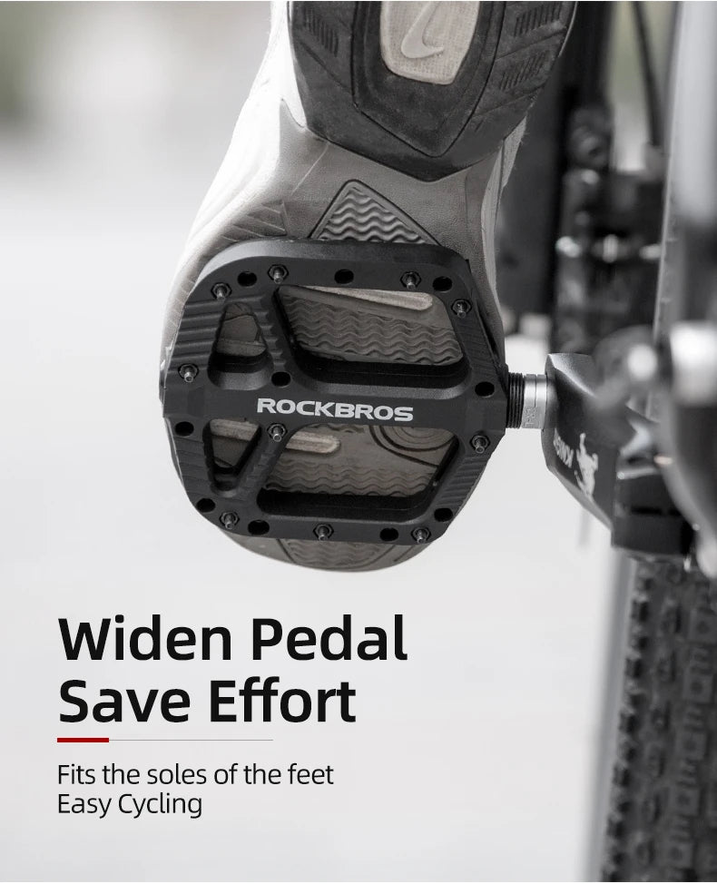 Ultralight Nylon MTB Pedals with Anti-Slip Grip