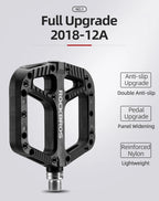 Ultralight Nylon MTB Pedals with Anti-Slip Grip