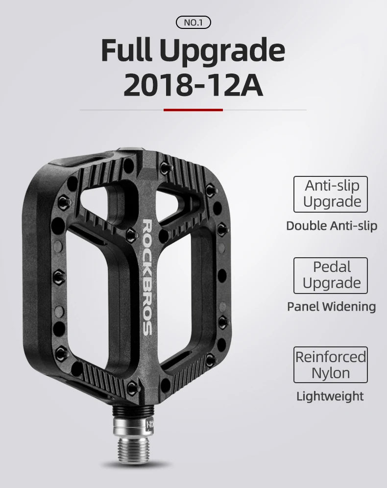 Ultralight Nylon MTB Pedals with Anti-Slip Grip