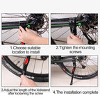 Adjustable Universal Bike Kickstand for Road and Mountain Bikes