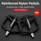 Ultralight Nylon MTB Pedals with Anti-Slip Grip