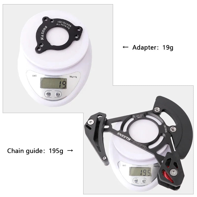 Lightweight MTB Chain Guide with Stable Anti-Drop Protection