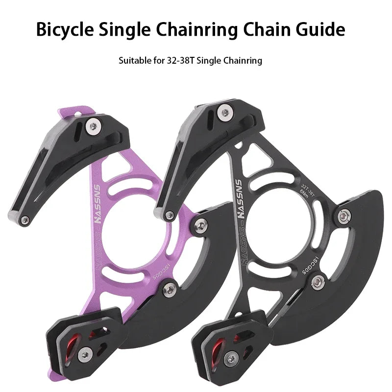 Lightweight MTB Chain Guide with Stable Anti-Drop Protection