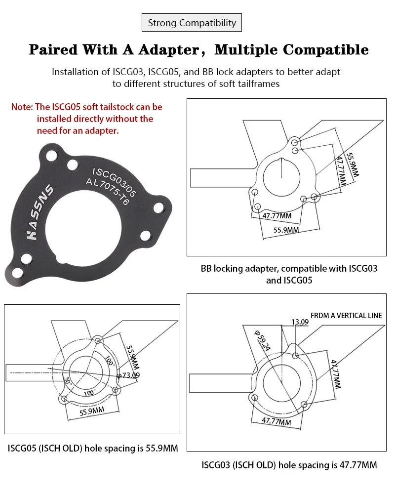 Lightweight MTB Chain Guide with Stable Anti-Drop Protection
