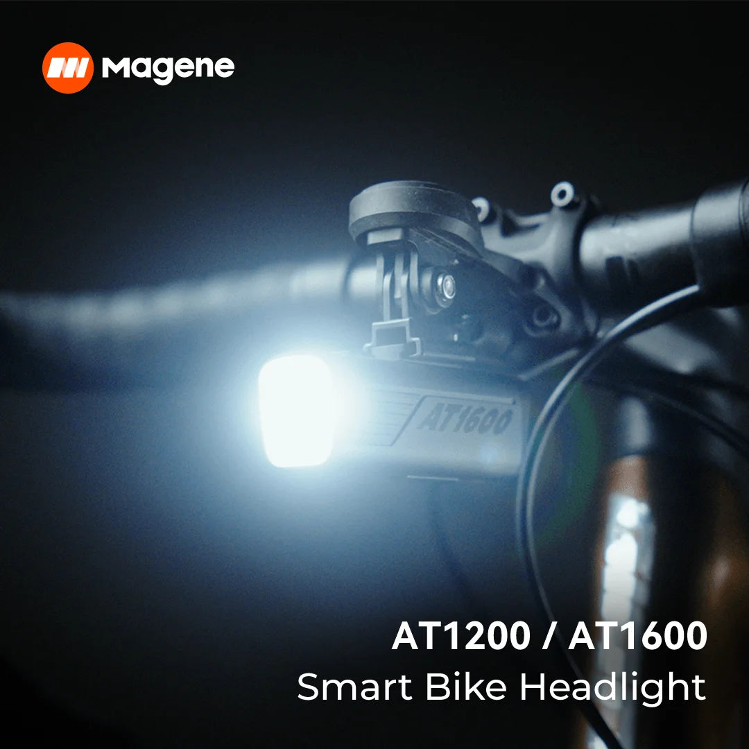 Magene AT1200/1600 Smart Bike Headlight with Anti-Glare Beam