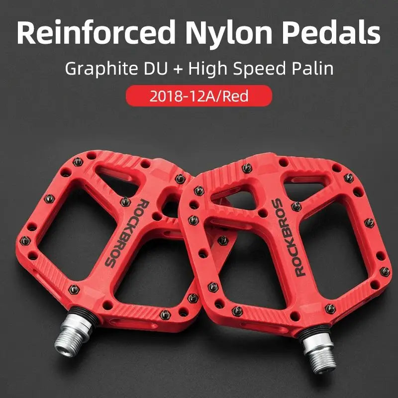 Ultralight Nylon MTB Pedals with Anti-Slip Grip