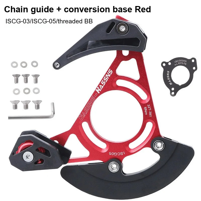 Lightweight MTB Chain Guide with Stable Anti-Drop Protection