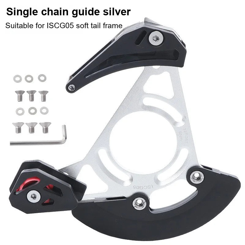 Lightweight MTB Chain Guide with Stable Anti-Drop Protection