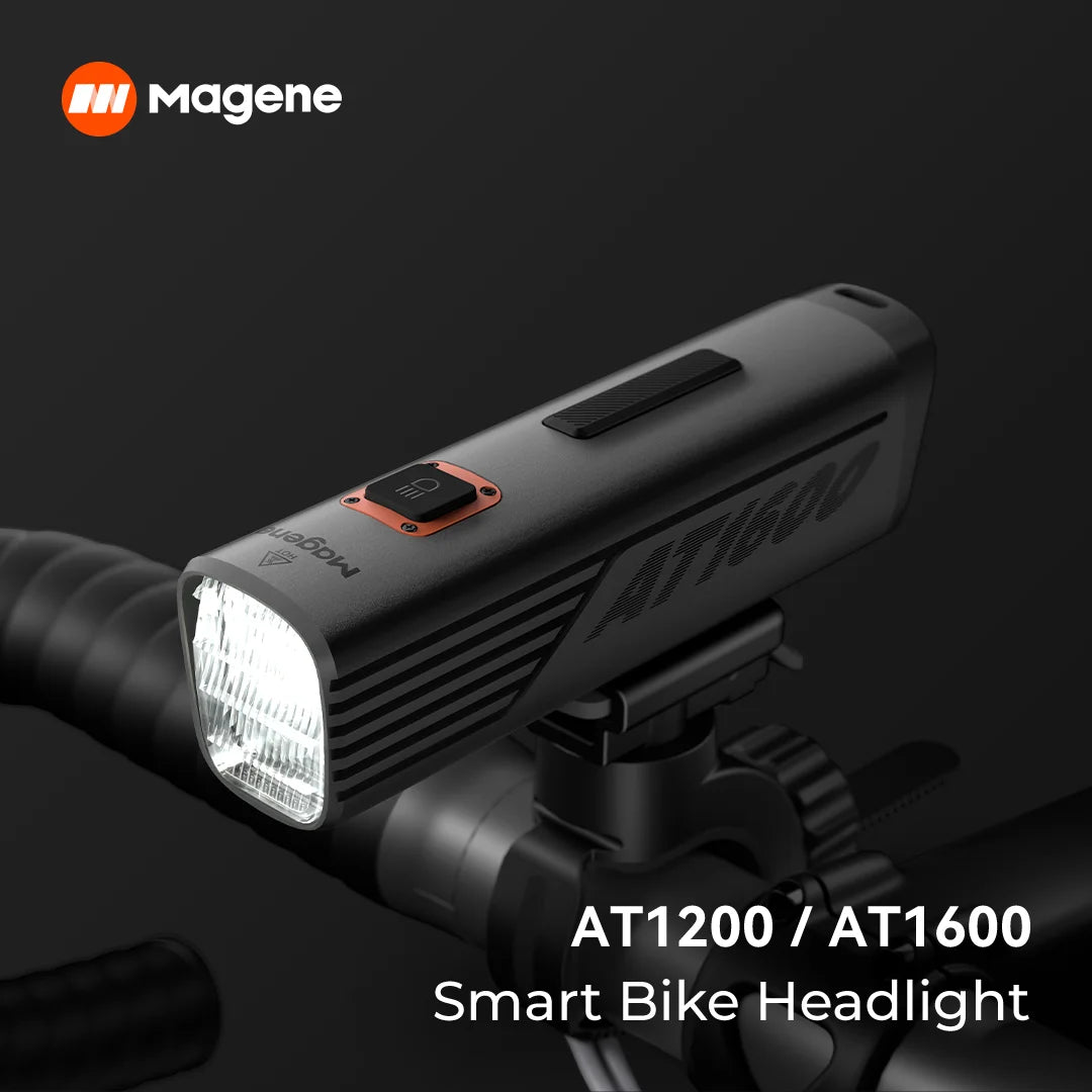 Magene AT1200/1600 Smart Bike Headlight with Anti-Glare Beam