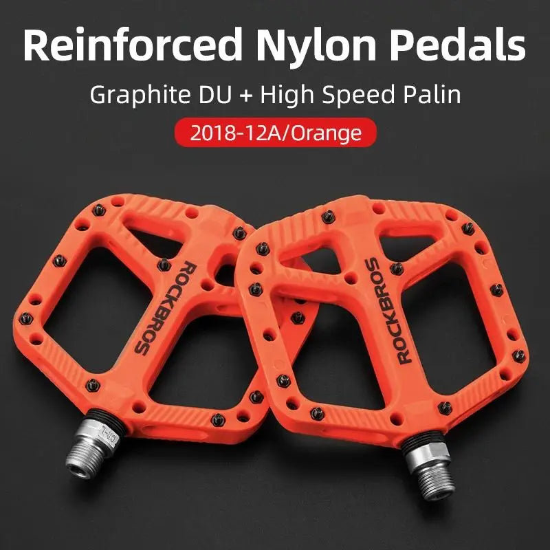 Ultralight Nylon MTB Pedals with Anti-Slip Grip