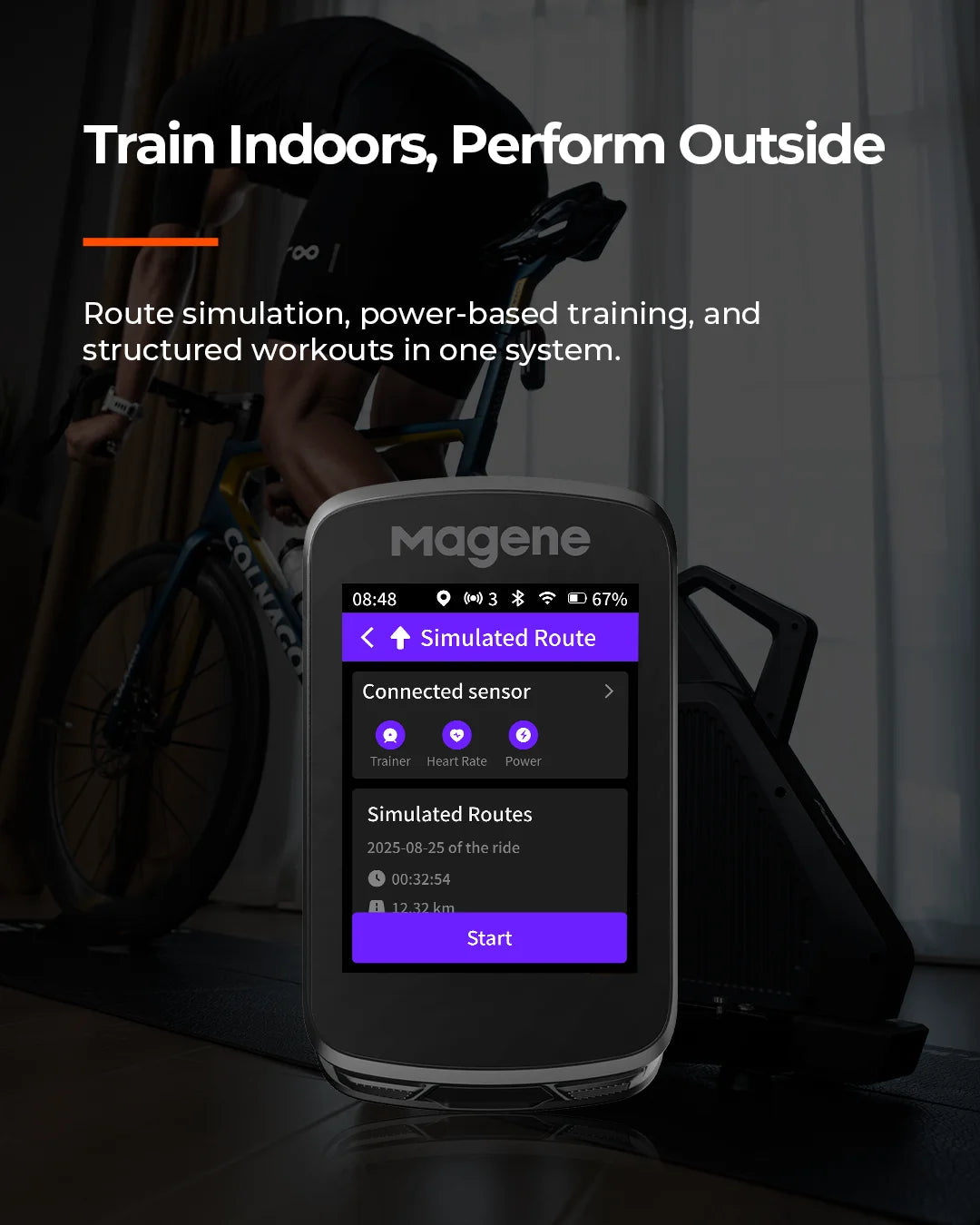 Magene C606V2 GPS Bike Computer with Smart Navigation