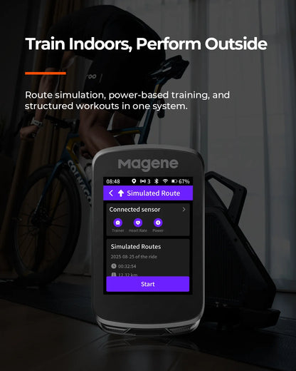 Magene C606V2 GPS Bike Computer with Smart Navigation