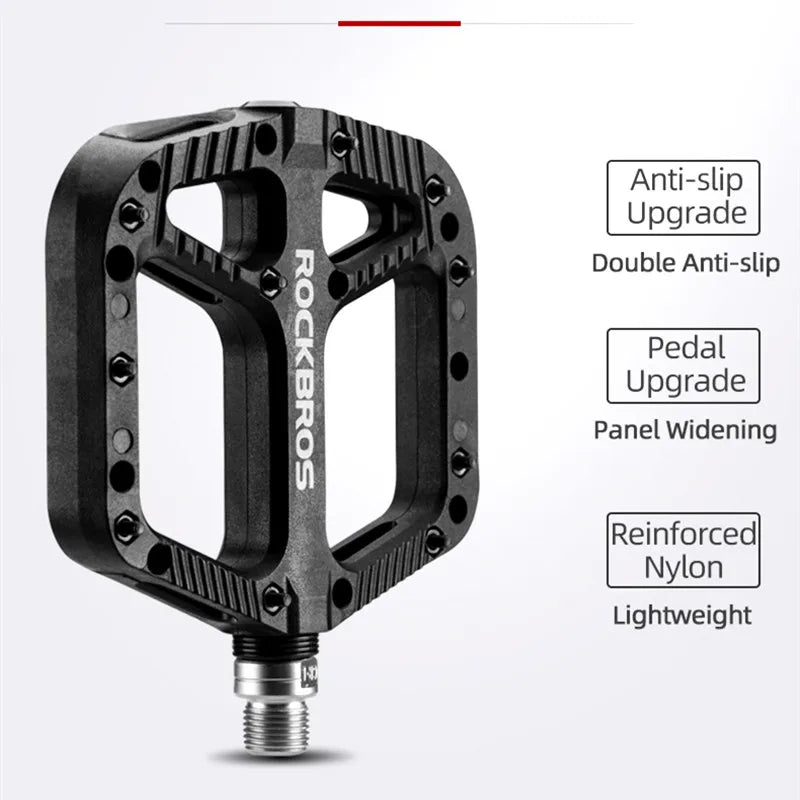 Ultralight Nylon MTB Pedals with Anti-Slip Grip