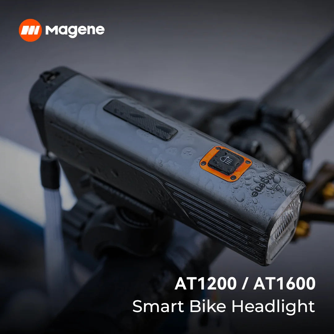 Magene AT1200/1600 Smart Bike Headlight with Anti-Glare Beam
