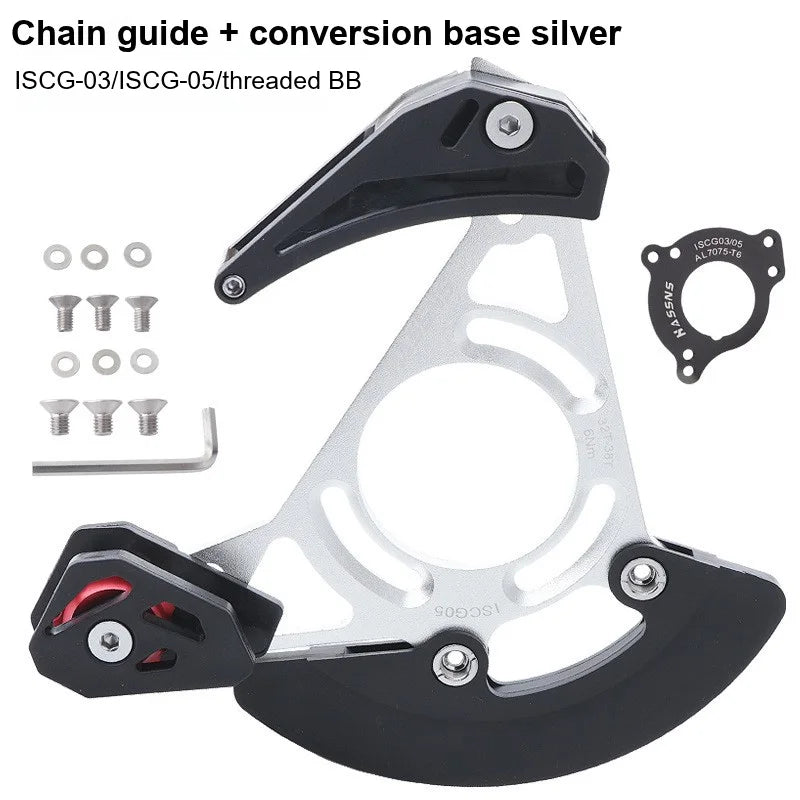 Lightweight MTB Chain Guide with Stable Anti-Drop Protection