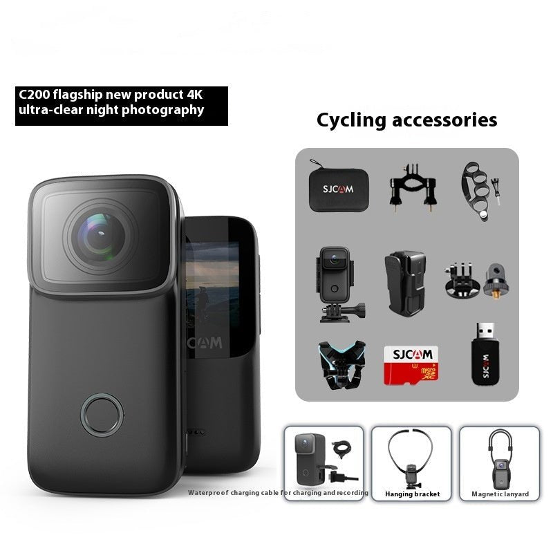 C200 4K Thumb Action Camera – Magnetic Bike POV Camera - CougarBikes