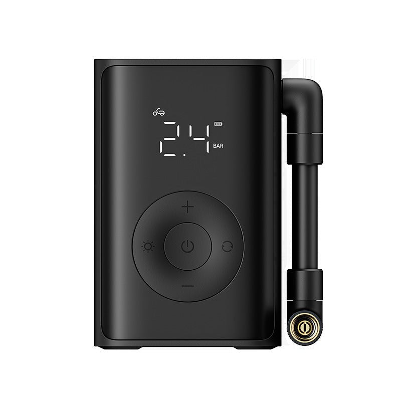 Electric Bike Pump – Portable Air Inflator with Gauge, Light & USB Charging - CougarBikes