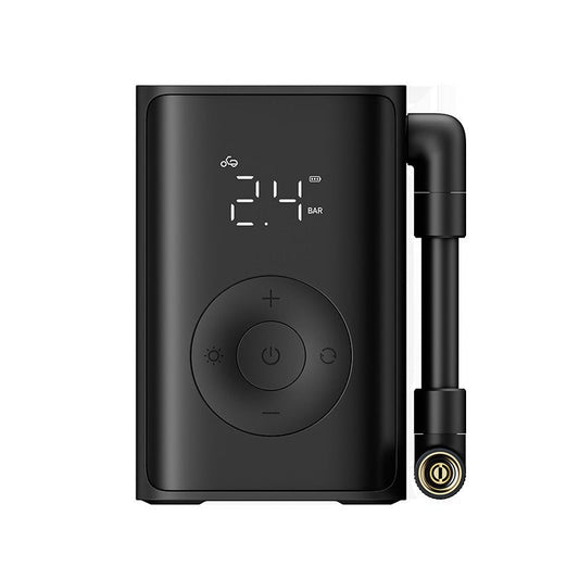 Electric Bike Pump – Portable Air Inflator with Gauge, Light & USB Charging - CougarBikes