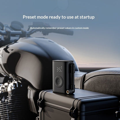 Electric Bike Pump – Portable Air Inflator with Gauge, Light & USB Charging - CougarBikes