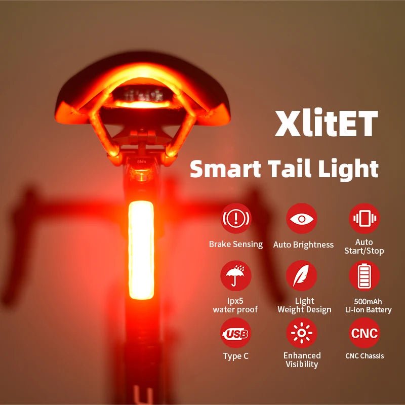 Enfitnix XlitET Smart Tail Light - CougarBikes