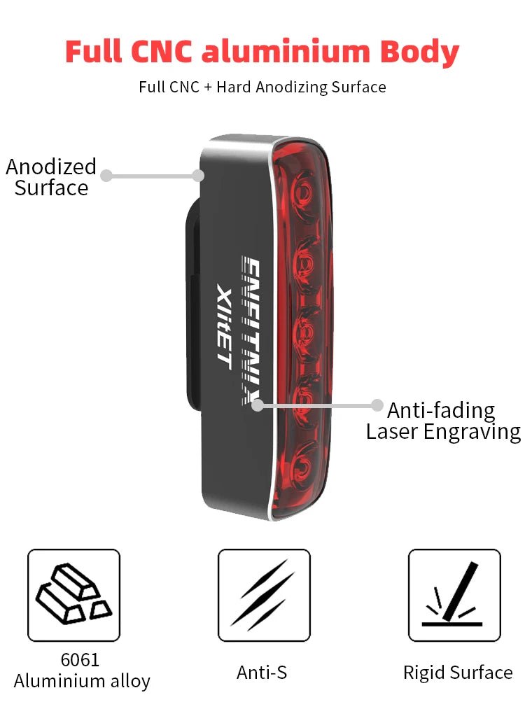 Enfitnix XlitET Smart Tail Light - CougarBikes