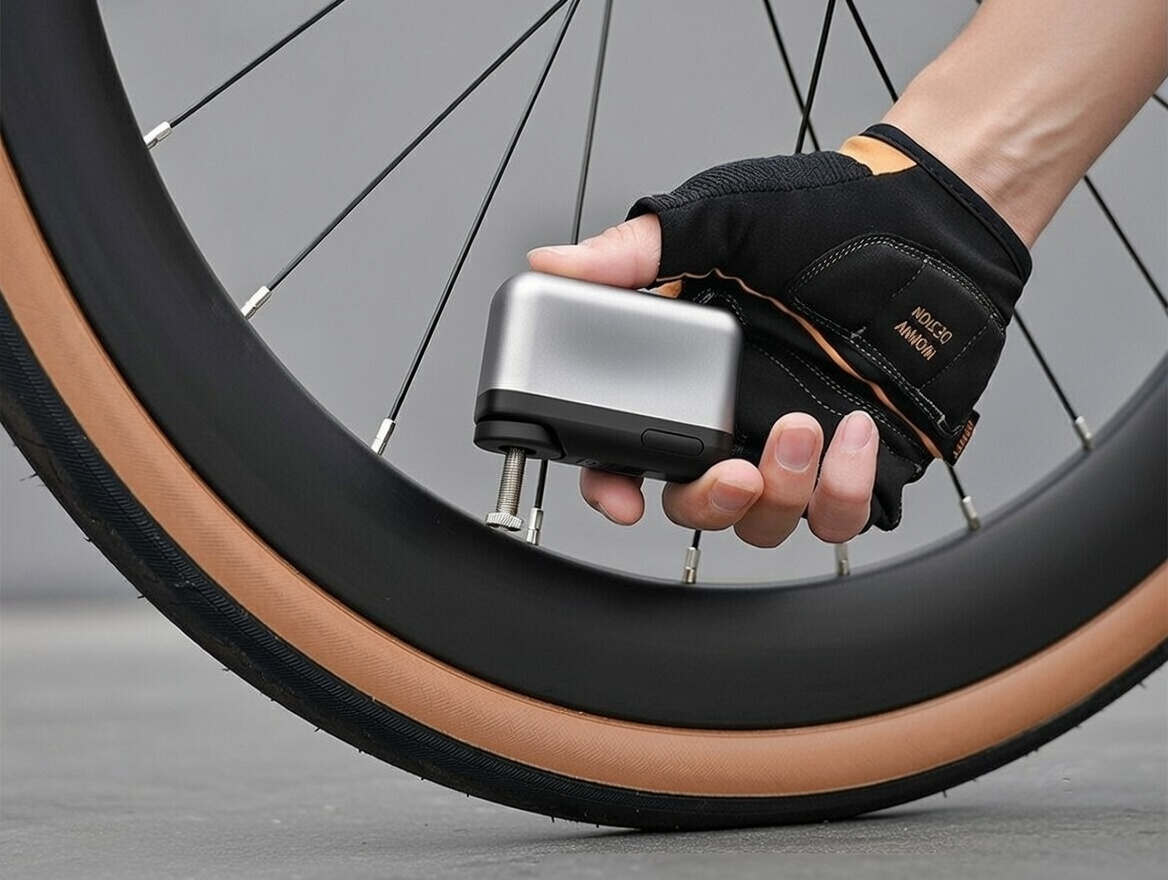 Electric Bike Pump – Portable Bicycle Tire Inflator (120 PSI)