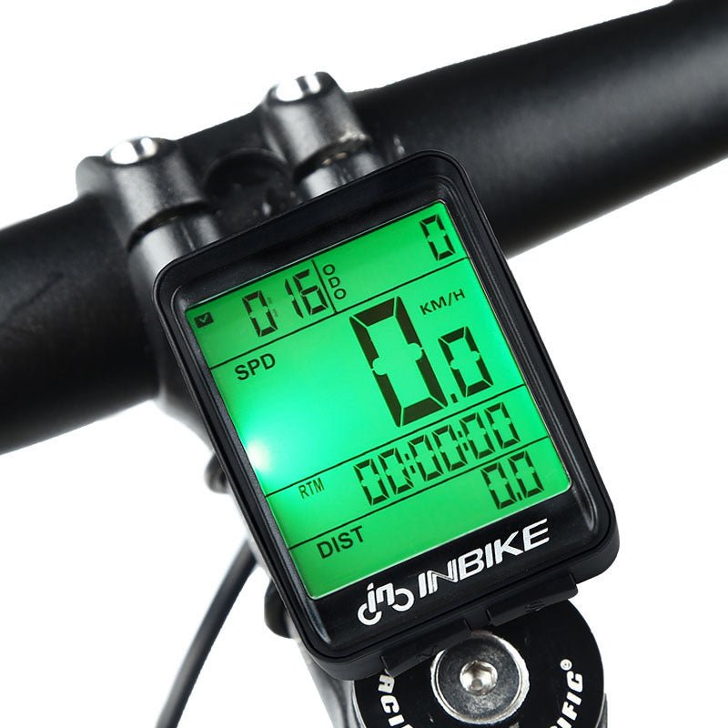 INBIKE Wireless Rainproof MTB Bike Computer LED Screen - CougarBikes