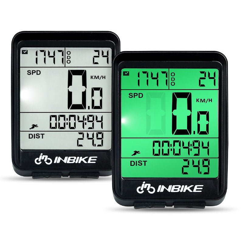 INBIKE Wireless Rainproof MTB Bike Computer LED Screen - CougarBikes