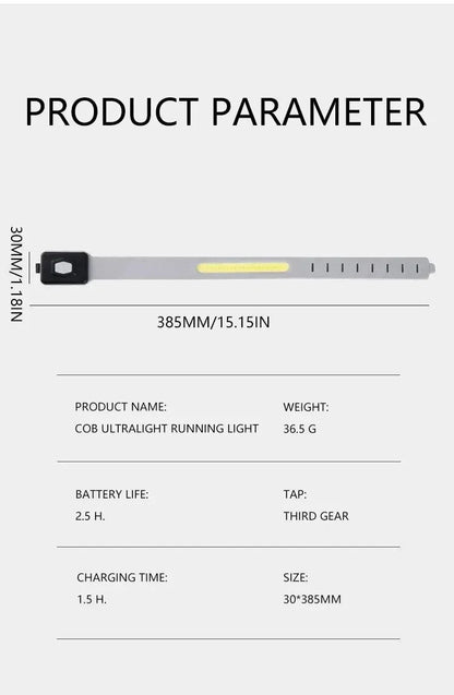 LED Armband Light 500LM USB - C Rechargeable - CougarBikes