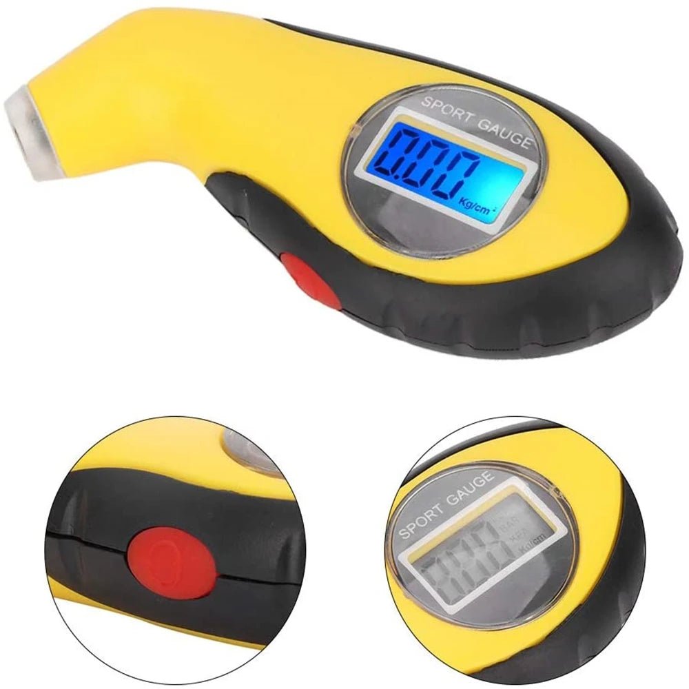 LEDOM Digital Tire Pressure Gauge 150 PSI - CougarBikes