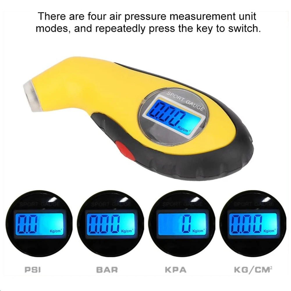 LEDOM Digital Tire Pressure Gauge 150 PSI - CougarBikes