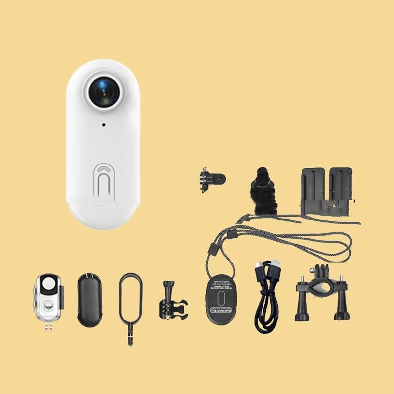 Mini 4K Cycling Action Camera – Magnetic Body Mount & Waterproof Case - CougarBikes