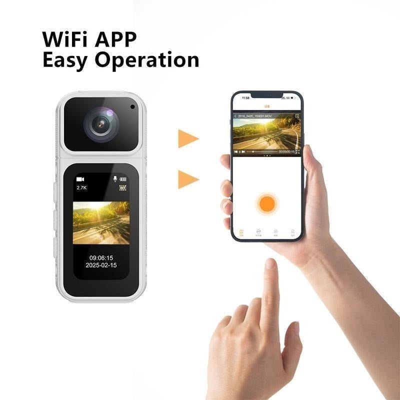 Ormos Mini 2.7K Action Camera – Magnetic Mount Ultra Compact POV Camera - CougarBikes