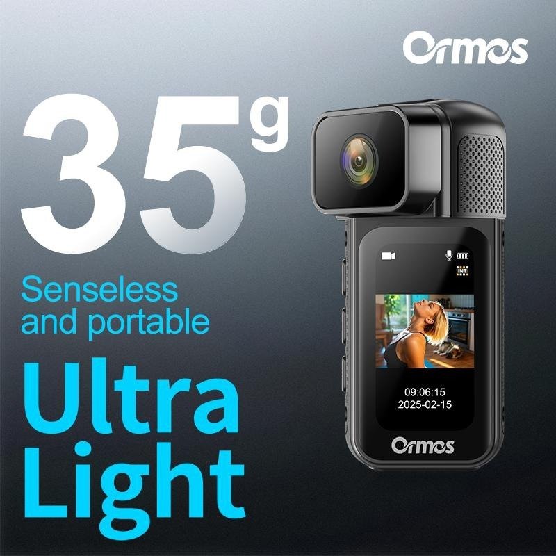 Ormos Mini 2.7K Action Camera – Magnetic Mount Ultra Compact POV Camera - CougarBikes